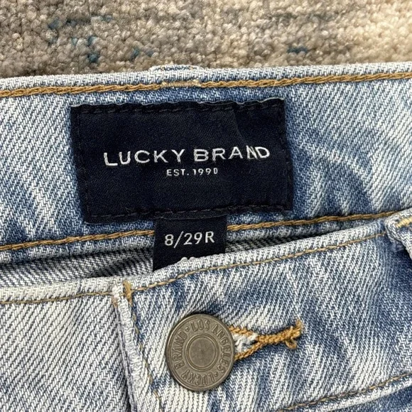 Lucky Brand 6/29R Jeans Womens Embroidered Floral Coquette Cottagecore - Picture 3 of 9